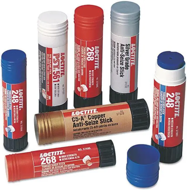 Alt view image 2 of 9 - LOCTITE 826036 Threadlocker, LOCTITE 268, Red, High Strength, Solid, 0.32 oz
