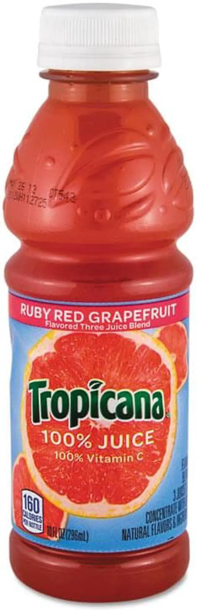 Alt view image 4 of 6 - 100% Juice Ruby Red Grapefruit 10oz Bottle 24/Carton TRO00175