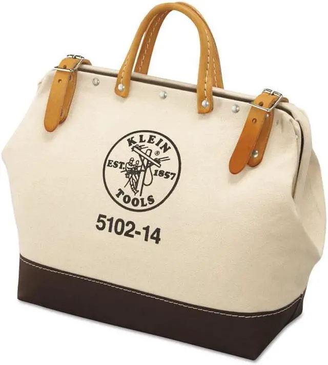 Alt view image 3 of 13 - Klein Tools 5102-14 14-Inch Canvas Tool Bag
