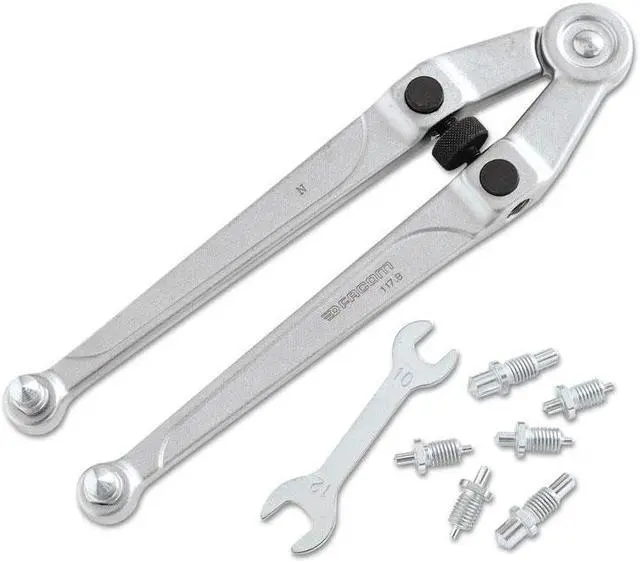 Alt view image 2 of 7 - FACOM FA-117.B Adjustable Pin Spanner Wrench, 9-3/4 in. L
