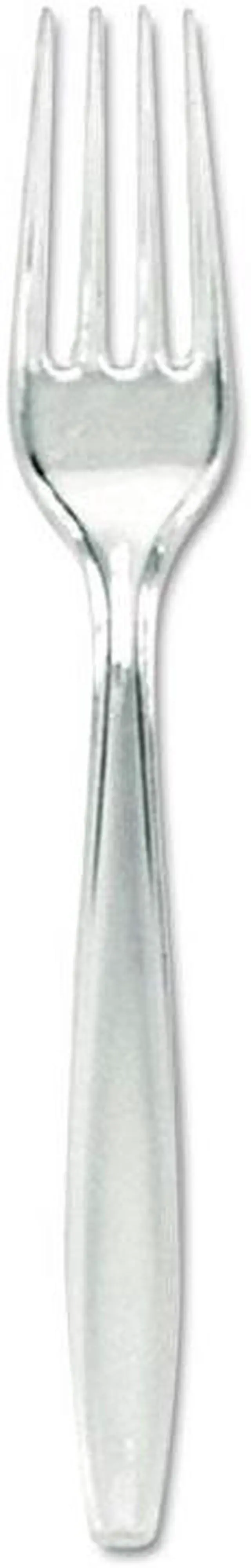 Main image of Plastic Cutlery Forks Heavyweight Clear