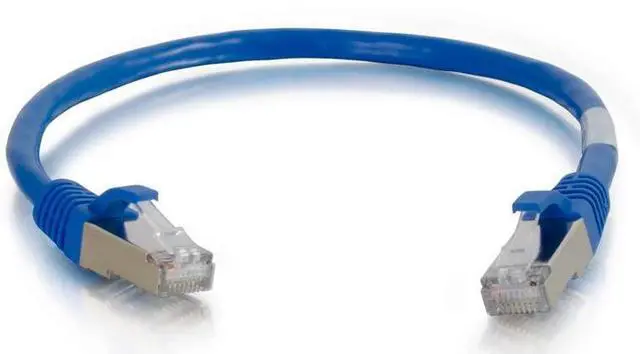 Alt view image 2 of 4 - C2G 12ft Cat6 Snagless Shielded (STP) Network Patch Cable - Blue