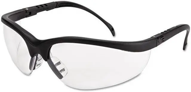 Alt view image 6 of 12 - MCR Safety Safety Glasses Anti-Fog Black Matte Frame CRWKD110AF
