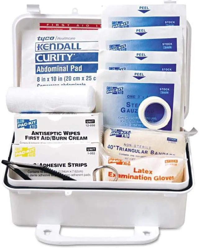 Alt view image 5 of 9 - Weatherproof Plastic Basix #10 First Aid Kit 1 EA