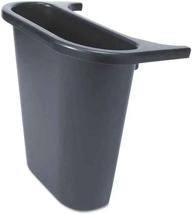Main image of RUBBERMAID FG295073BLA 1 gal Rectangular Polyethylene Recycling Bin , Black