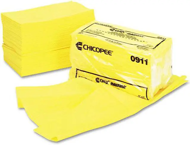 Alt view image 3 of 4 - Chix Masslinn Dust Cloths 24 x 24 Yellow 50/Bag 2 Bags/Carton 0911