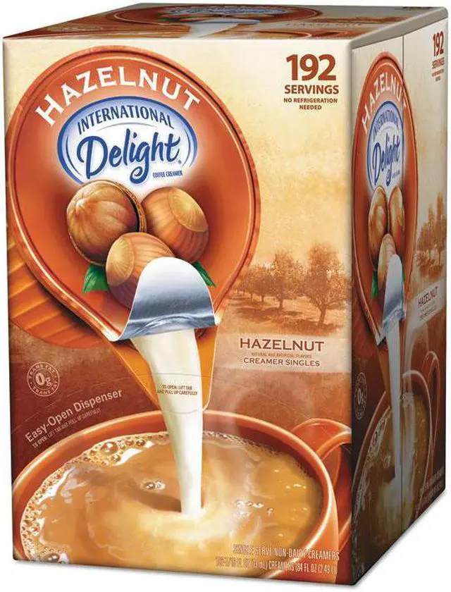 Alt view image 3 of 4 - International Delight Hazelnut Coffee Creamer Singles - 192 ct.