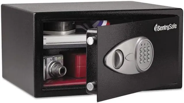 Alt view image 4 of 11 - Sentry Electronic Lock Security Safe 1.0 ft3 16 15/16w x 14 9/16d x 8 7/8h Black
