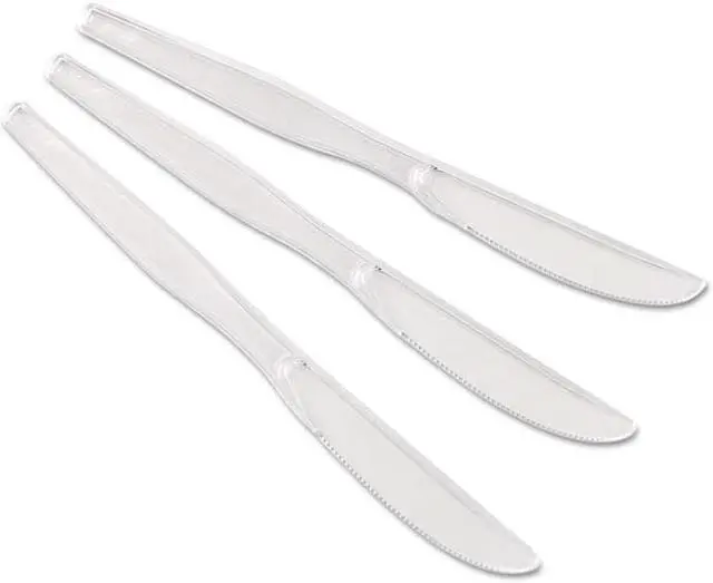 Alt view image 2 of 4 - DIXIE KH017 Disposable Knife, Crystal, Heavy Weight, PK1000