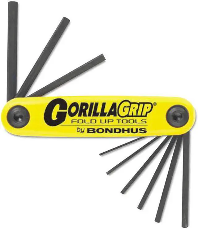 Alt view image 3 of 8 - Bondhus 116-12591 .050-3-16 Inch Gorilla Gripfoldup Tool Set