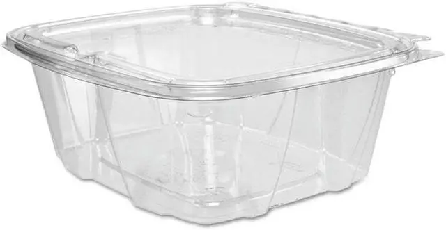 Main image of ClearPac Container Lid Combo-Packs, 6.4 x 2.6 x 7.1, 32 oz, Clear, 200/Carton DCCCH32DEF