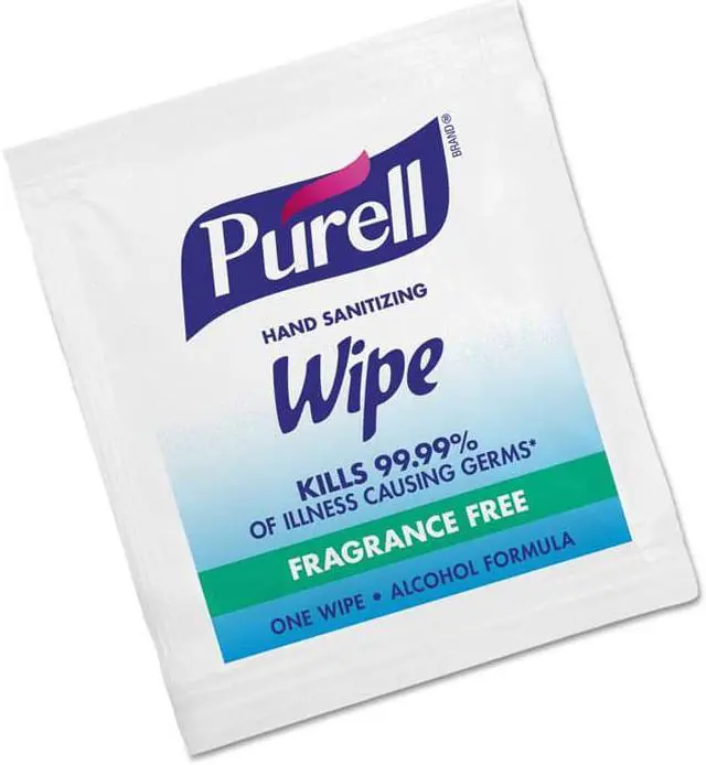 Alt view image 5 of 12 - Purell Premoistened Sanitizing Hand Wipes Individually Wrapped 5 x 7 1000/Carton