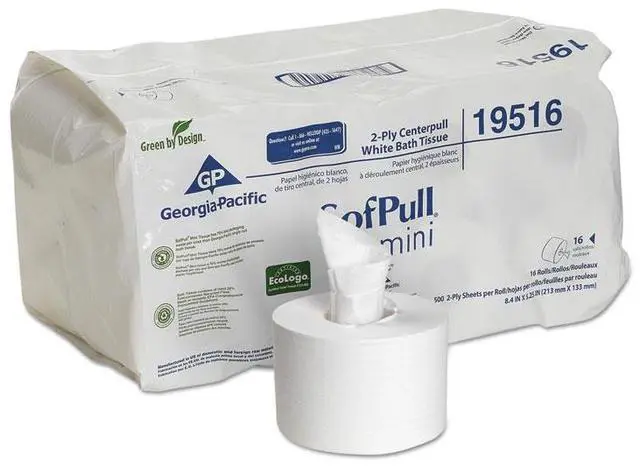 Alt view image 2 of 9 - Georgia Pacific Professional SofPull Mini Centerpull Bath Tissue 5 1/4 x 8 2/5