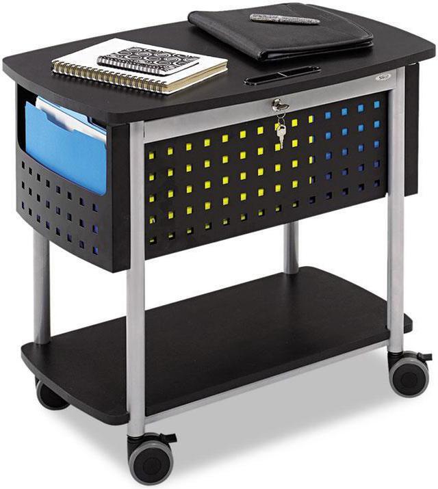 Alt view image 9 of 20 - Safco Scoot Mobile File 29-3/4w x 18-3/4d x 27h Black/Silver 5370BL