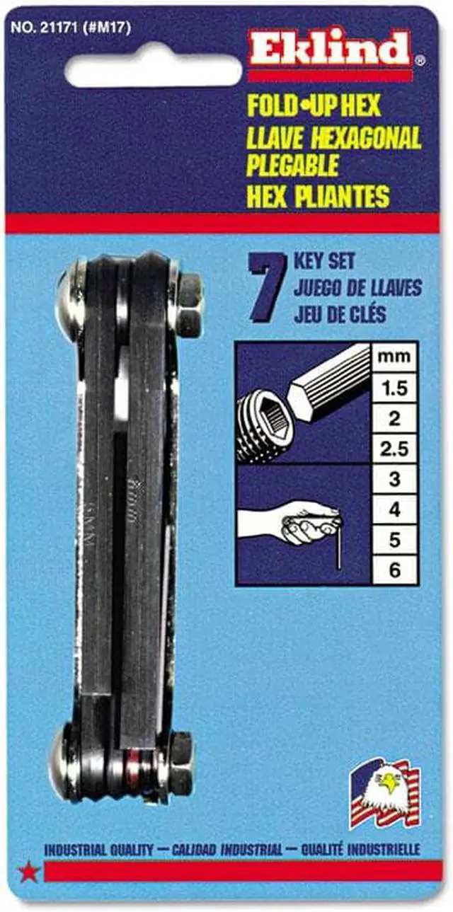 Alt view image 8 of 12 - Eklind Hex Key Set.