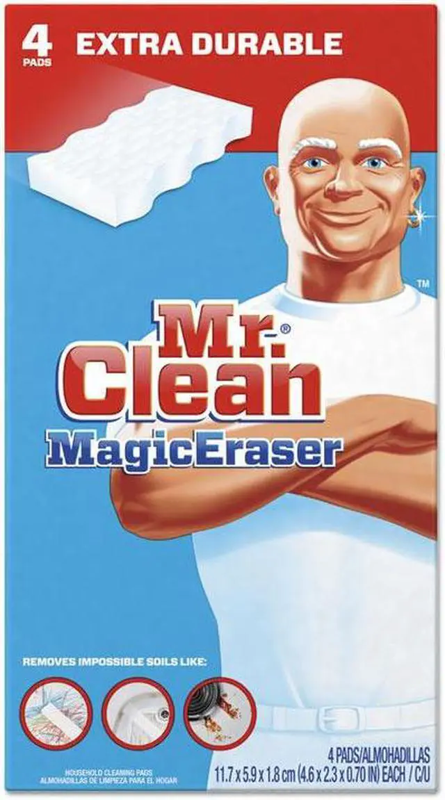 Alt view image 6 of 20 - Mr. Clean Magic Eraser Extra Power 4 3/5" x 2 2/5" 4/Box 82038