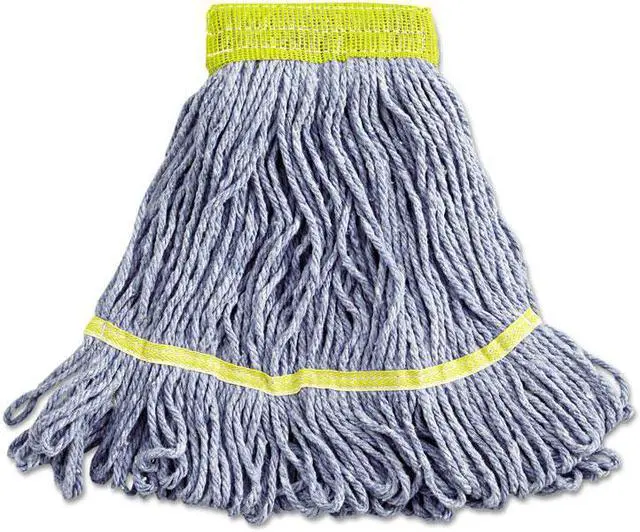 Main image of Boardwalk Super Loop Wet Mop Heads Cotton/Synthetic Small Size Blue 501BL