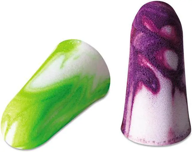 Alt view image 5 of 13 - SparkPlugs Single-Use Earplugs, Cordless, 33NRR, Random Color Patterns