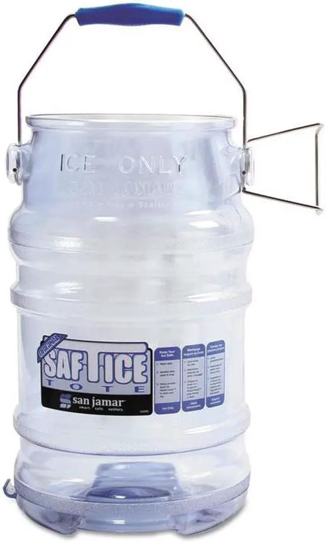 Alt view image 3 of 7 - Saf-T-Ice Ice Tote 6Gal Trans Blu