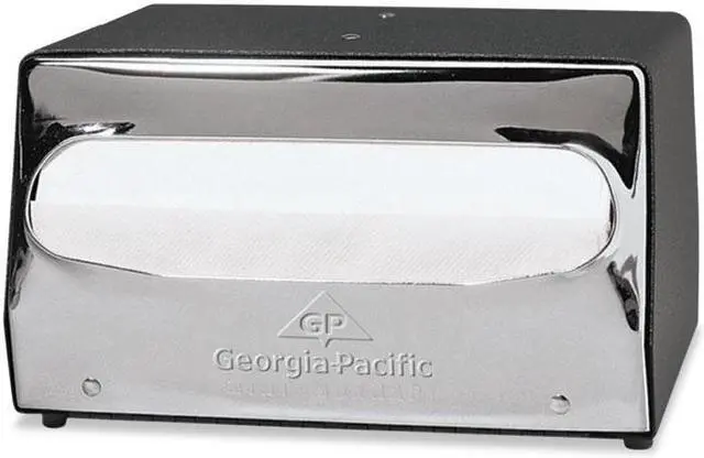 Alt view image 7 of 14 - Georgia-Pacific MorNap Cafeteria Model Napkin Dispenser - Steel - Black