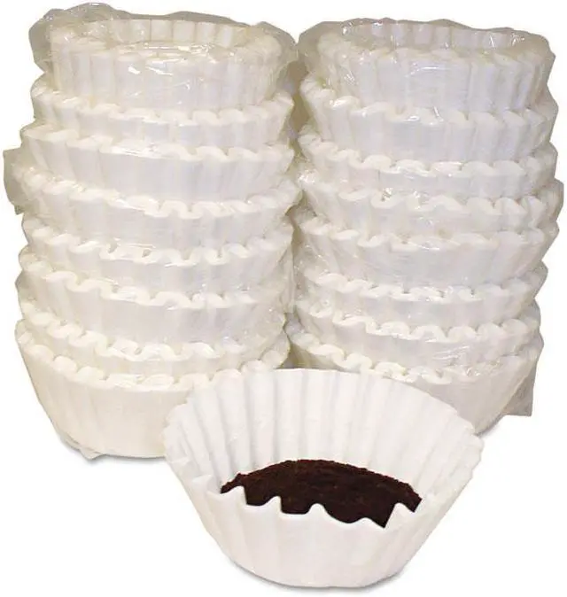 Main image of Melitta 620014 Coffee Filters, Paper, Basket Style, 12 To 15 Cups, 800/Carton
