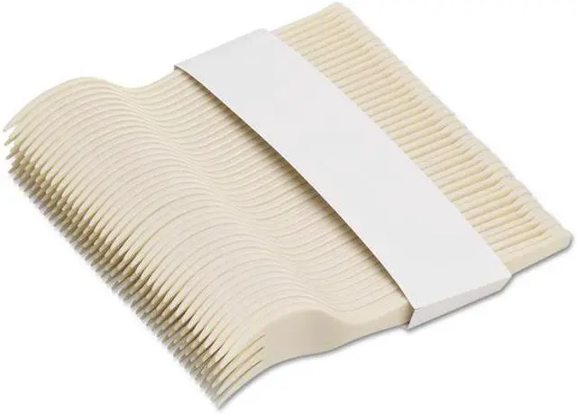 Main image of Dixie SSF11B Smartstock Plastic Cutlery Refill, Forks, 6 1/2 Inch , Beige, 40/Pack, 24 Packs/Case