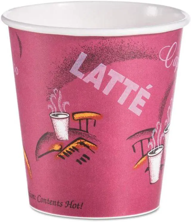 Main image of SOLO Cup Company 510SI Bistro Design Hot Drink Cups, Paper, 10 Oz, 1000/Carton