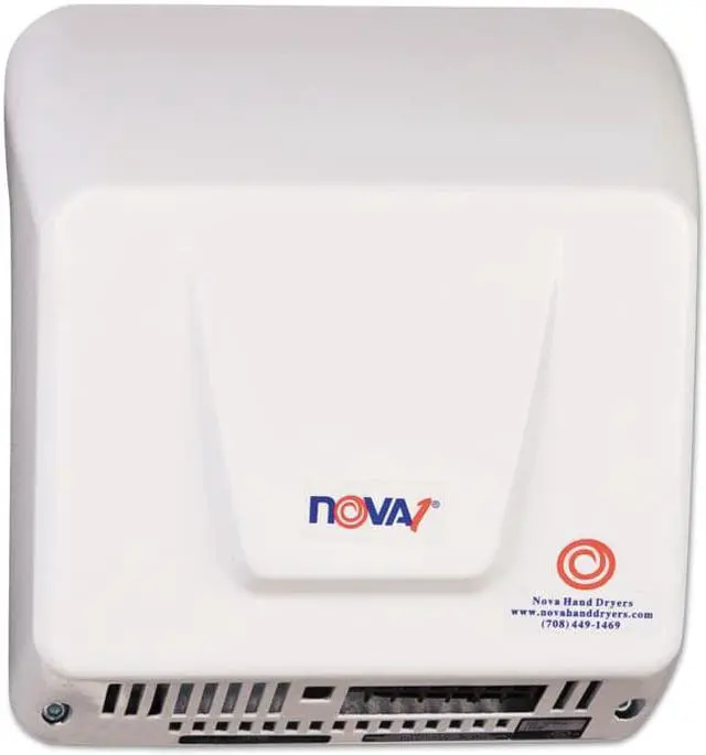 Alt view image 3 of 14 - World Dryer 083000000 NOVA 1 - Universal Voltage, White, Economical & ADA Hand Dryers