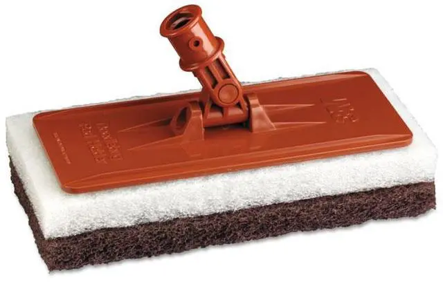 Alt view image 2 of 9 - 3M 08542 Doodlebug Threaded Pad Holder Kit, For 4 5/8 x 10 Pads, Orange, 4/Carton, 1 Carton