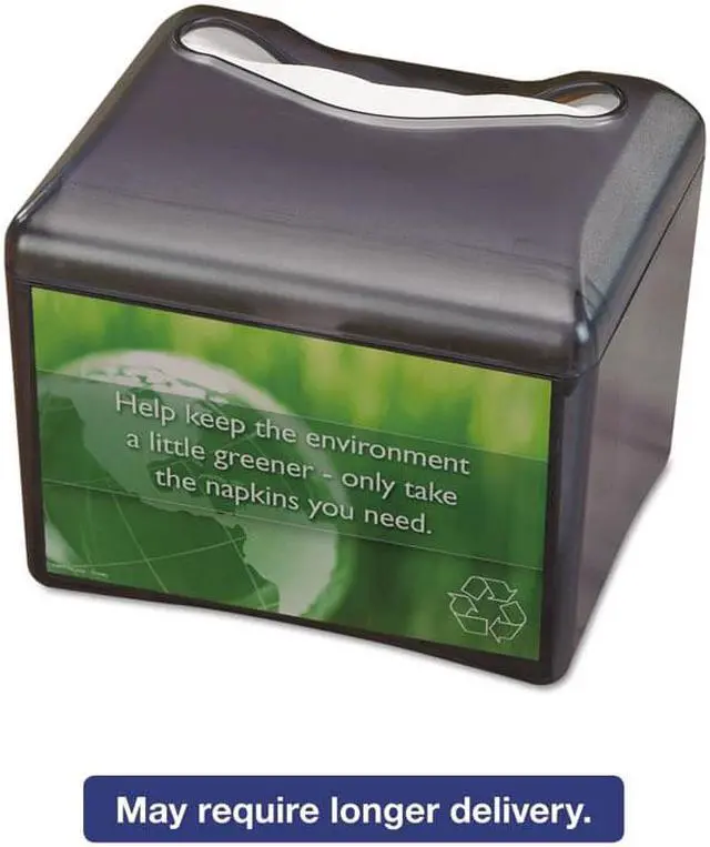 Alt view image 4 of 20 - ZORO SELECT H4005TBKGR Plastic,Color Black,200,Napkin Dispenser