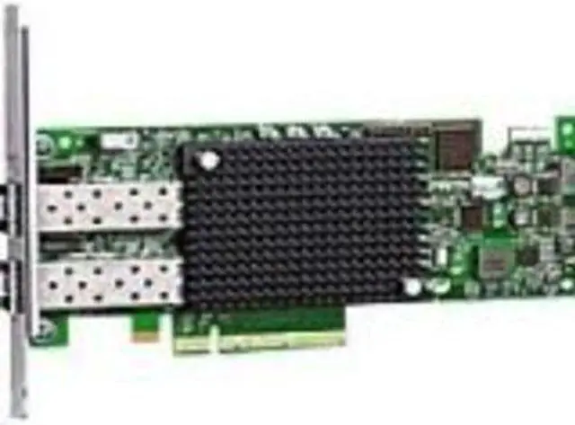 Alt view image 2 of 4 - Emulex LPE16002B-E Dual-port 16Gb PCIe3.0 Fibre Channel Host Bus Adapter