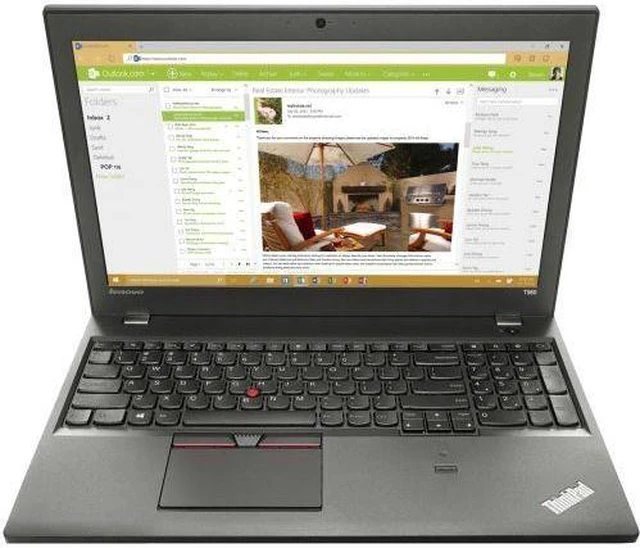 Alt view image 7 of 13 - Lenovo ThinkPad T560 20FH002FUS 15.6" Touchscreen (In-plane Switching (IPS) Technology) Notebooks - Intel Core i7 (6th Gen) i7-6600U Dual-core (2 Core) 2.60 GHz - Black