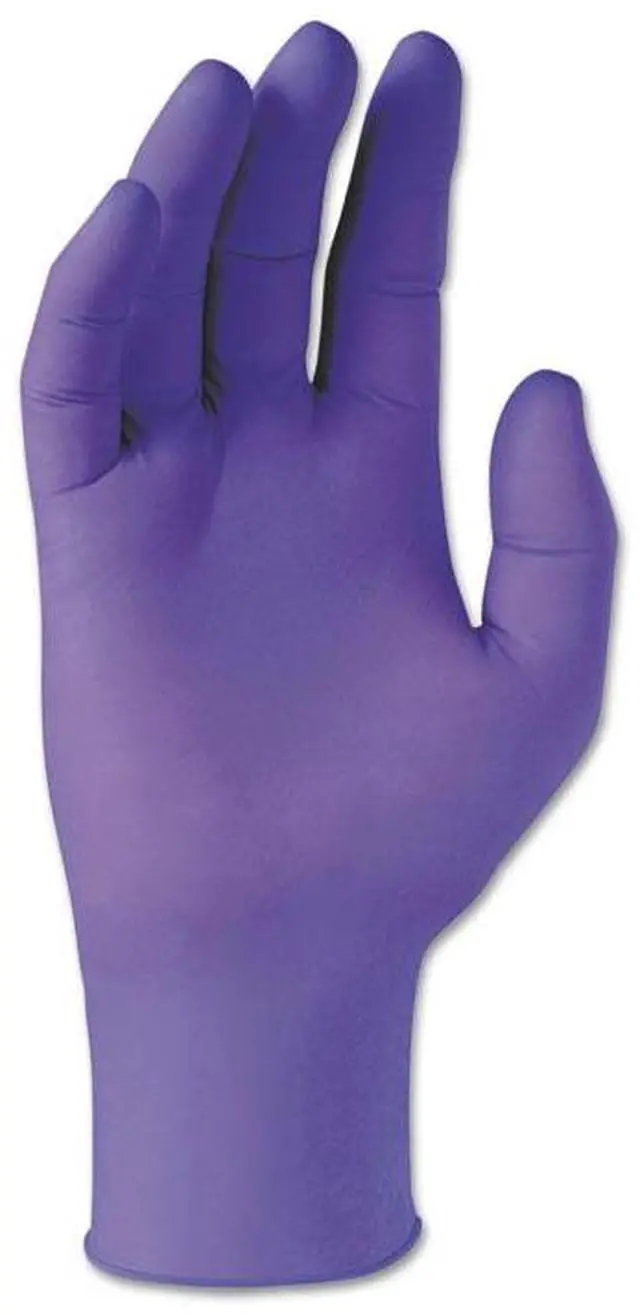 Alt view image 2 of 2 - Kimberly-Clark Nitrile Gloves, Purple 9.5", 10 (XL)