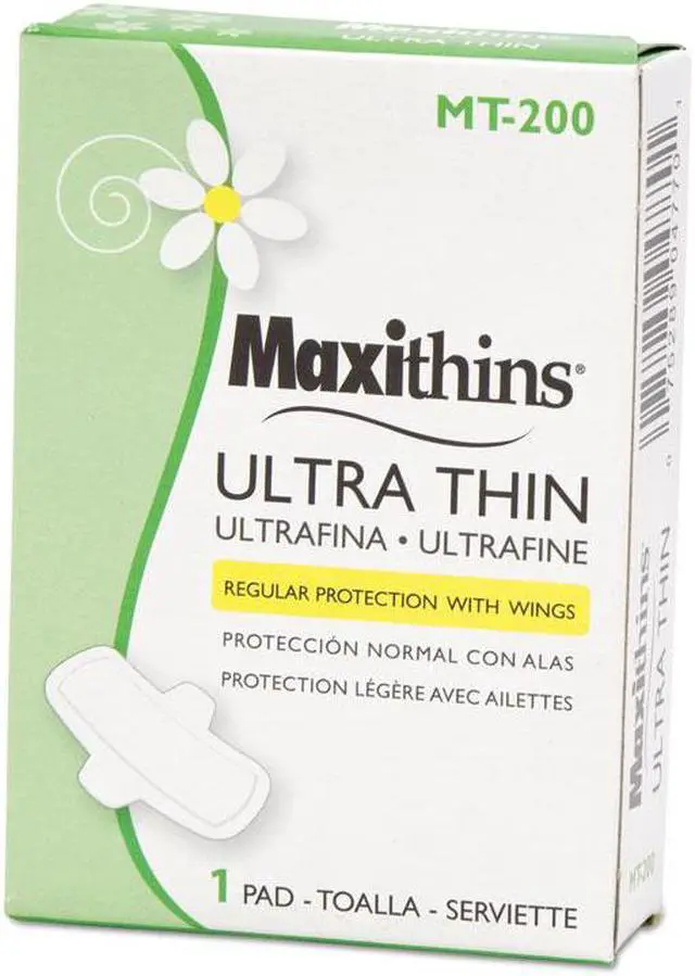 Alt view image 3 of 9 - Hospital Specialty Maxithins Ultra-Thin Pads 200/Carton MT200