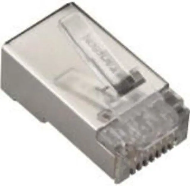 Alt view image 2 of 4 - MODULAR PLUG - CAT6, SHIELDED, RJ-45, 250-PACK, GSA, TAA, 45 DAY STANDARD RETURN