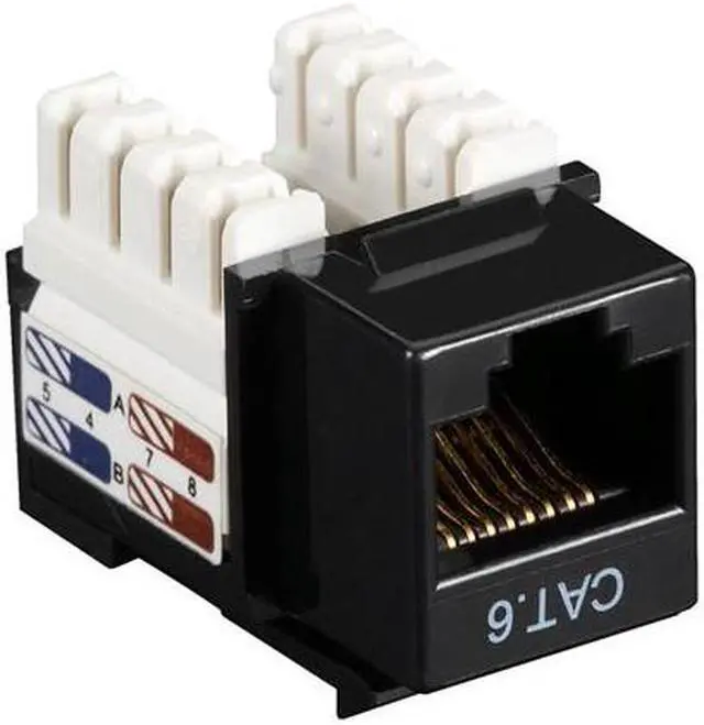 Main image of CAT6 Value Line Keystone Jack, Black