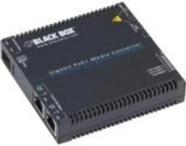 Alt view image 3 of 4 - Gigabit PoE+ Media Converter, 10/100/1000BASE-T to SFP