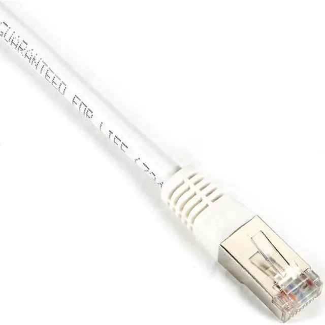 Main image of Black Box Cat5e 350-MHz, Shielded, Solid Backbone Cable (FTP), PVC, White, 1-ft. (0.3-m)