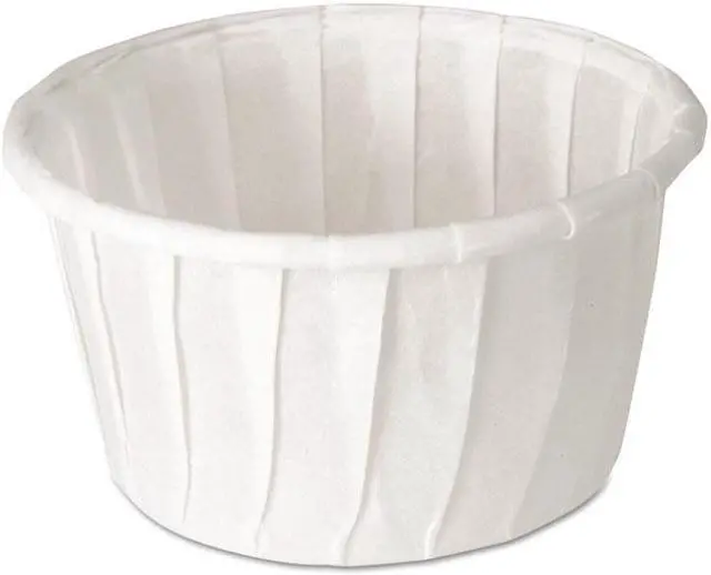 Main image of Treated Paper Souffle Portion Cups, 1 1/4 Oz., White, 250/bag