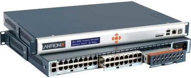 Alt view image 2 of 5 - Lantronix SLC81161201S Slc 8000 - Console Server - 16 Ports - 10Mb Lan, 100Mb Lan, Rs-232 - 1U - Rack-Mountable