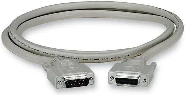 Main image of DB15-MOLDED SHIELDED DATA M/F THMB 5FT