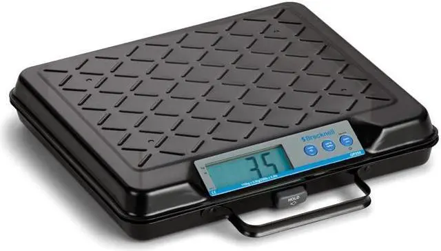 Main image of Brecknell GP100 Portable Electronic Utility Bench Scale, 100Lb Capacity, 12 X 10 Platform