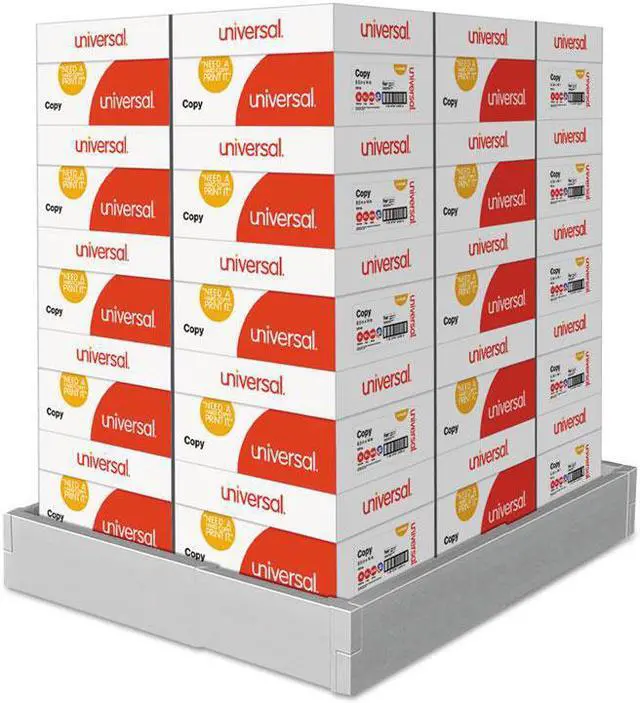 Main image of Universal UNV24200PLT Copy Paper, 92 Brightness, 20Lb, 8-1/2 X 14, White, 150,000 Sheets/Plt