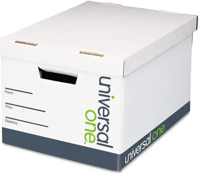 Alt view image 2 of 3 - Universal Medium-Duty Easy Assembly Storage Box - UNV95220