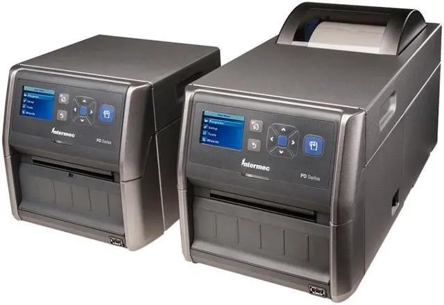 Alt view image 2 of 3 - Honeywell (Intermec) PD43A 4" Light Industrial Thermal Transfer Label Printer, Color LCD, 300 dpi, USB, USB Host, Ethernet, US Power Cord - PD43A03100010301