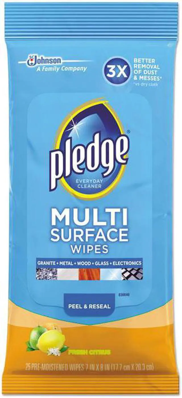 Alt view image 7 of 14 - Diversey Inc Surface Cleaning Wipes 25/PK 7"x8" Citrus Scent 644080EA