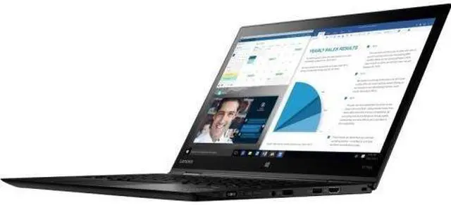 Alt view image 3 of 3 - Lenovo ThinkPad X1 Yoga 20FQ003SUS 14" (In-plane Switching (IPS) Technology) 2 in 1 Ultrabook - Intel Core i7 (6th Gen) i7-6600U Dual-core (2 Core) 2.60 GHz - Business Black