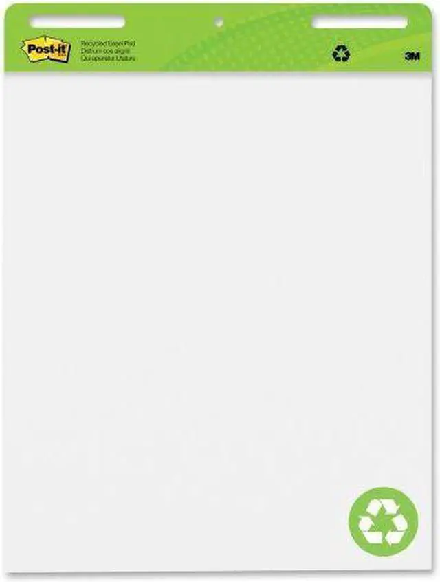 Alt view image 4 of 4 - 3M 559RP Self-Stick Easel Pads  25 x 30  WE  Recycled  2 30-Sheet Pads/Ctn