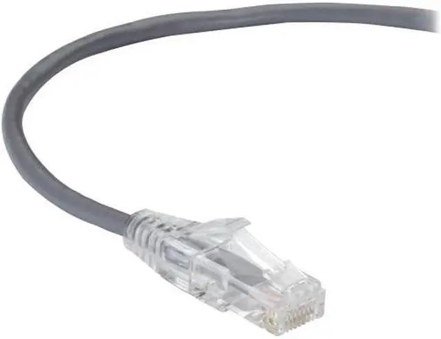 Main image of Black Box C6PC28-GY-10 Slim-Net Cat6 Patch Cable Gray 10Ft