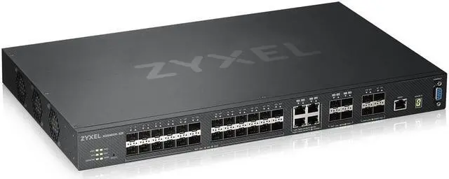 Main image of ZyXEL XGS4600-32F 24-Port Gigabit SFP L3 Managed Aggregation Switch with 4 SFP+ 10G Uplinks and 4 10G Combo (SFP+/RJ-45) Ports